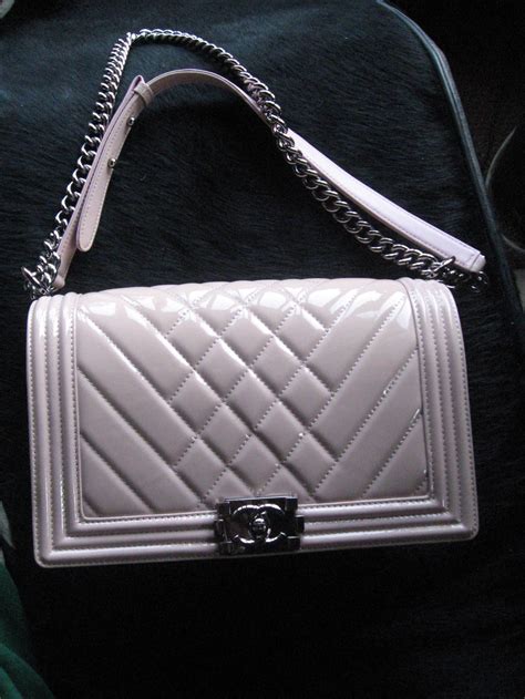 chanel boy pink patent|chanel bag.